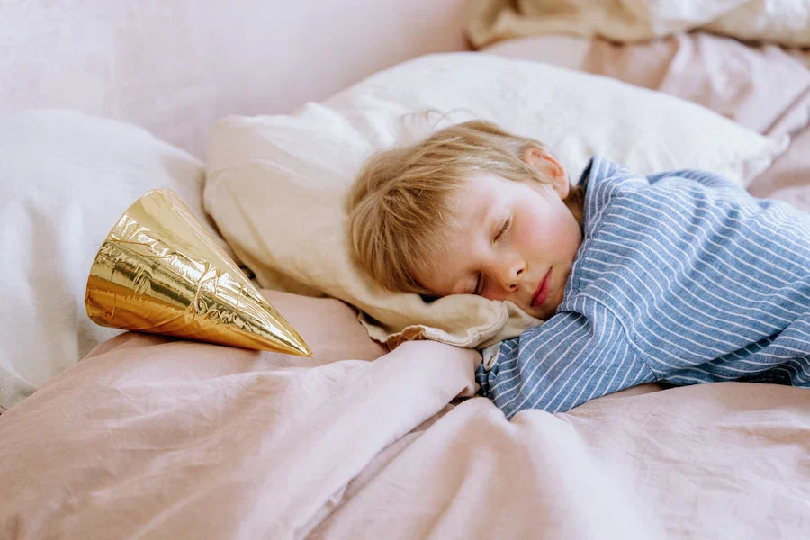 Image of a boy sleeping peacefully.